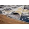 World Rug Gallery Vintage Modern Floral Gray/Yellow/Ivory Runner Rug 2'x7' Runner 2075CREAM2X7 - alternate 6